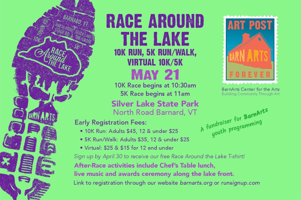 Race Around the Lake BarnArts Center for the Arts