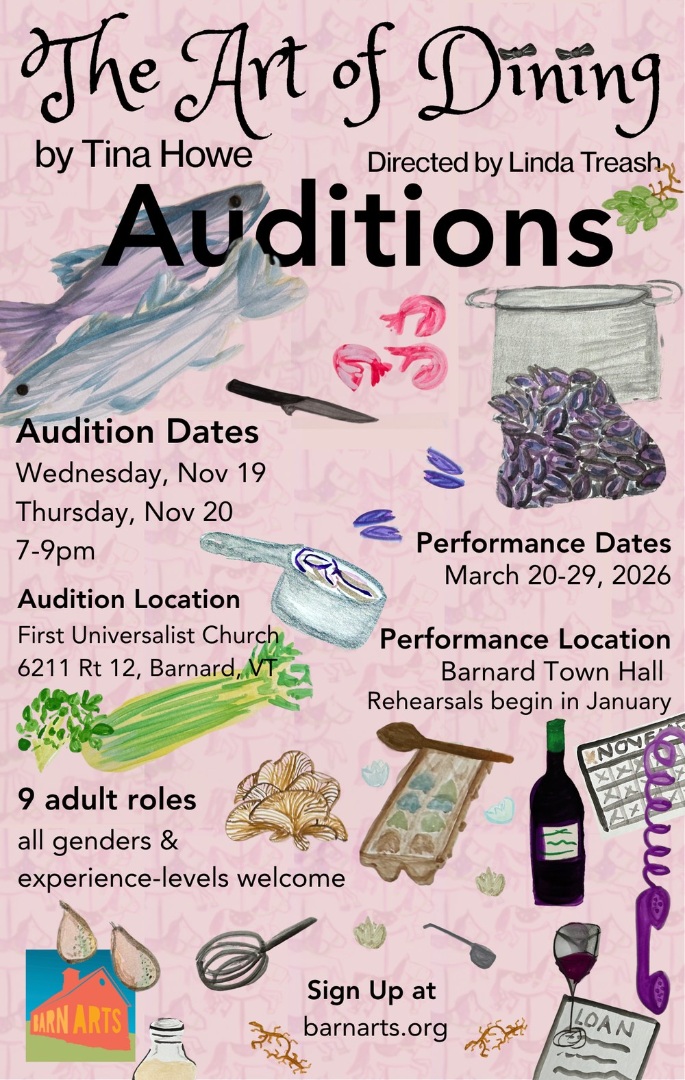 the art of dining auditions